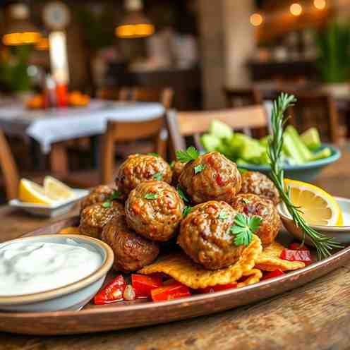 Keftedes - Easy Pork and Beef Meatballs Recipe